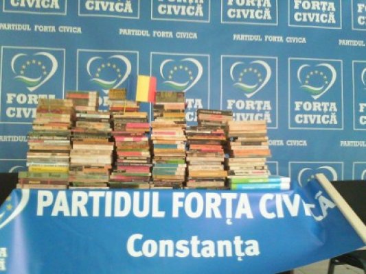 Forţa Civică organizează donaţii în cărţi, pentru basarabeni